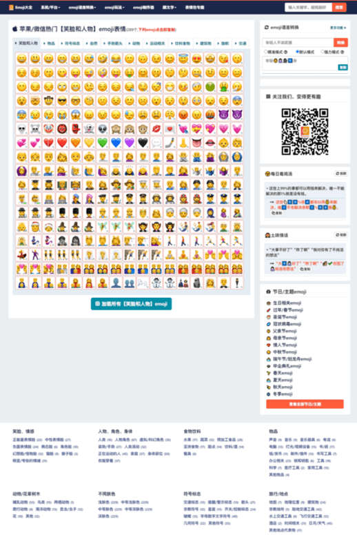 Emoji 表情大全